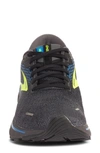 Brooks Ghost 14 Running Shoe In Black/ Blue/ Nightlife