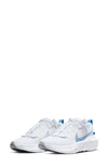 Nike Crater Impact Sneaker In White/ Blue/ White