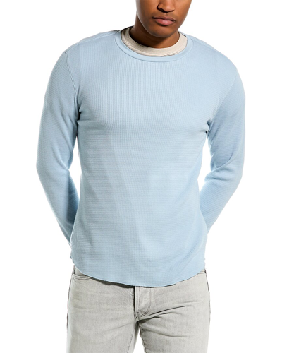 Vince Thermal Top In Oxford Blue
