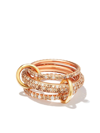 Spinelli Kilcollin 18kt Rose And Yellow Gold Nova Diamond Ring