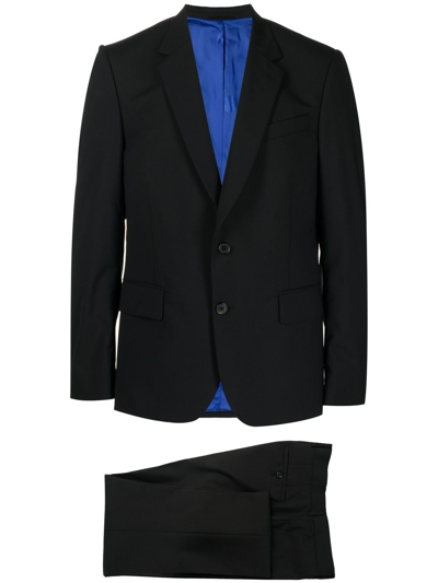 Paul Smith Single-breasted Tailored Suit In Black