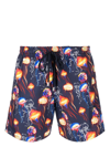 Vilebrequin Moorea Medusa Print Swim Shorts In Blue