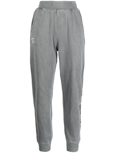 Aape By A Bathing Ape Logo-print Track Pants In Grey