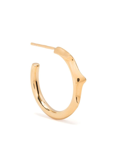 Andres Gallardo Sculpted Hoop Earring In Gold