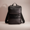 Coach Restored Gotham Backpack In Signature Canvas In Black Copper/charcoal/black