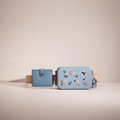 Coach Upcrafted Belt Bag Creation In Black Copper/chambray