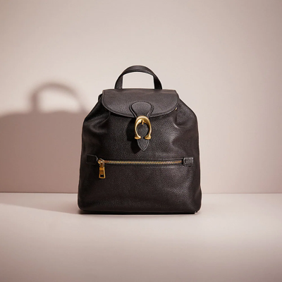 Coach Restored Evie Backpack In Brass/black