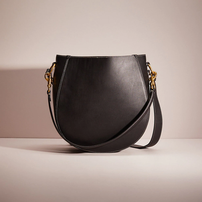 Coach Restored Maddy Hobo In Brass/black