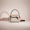 Coach Restored Tate 18 Crossbody In Colorblock In Brass/dove Grey Multi