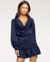 RAMY BROOK CAMILLA RUCHED COWL NECK DRESS
