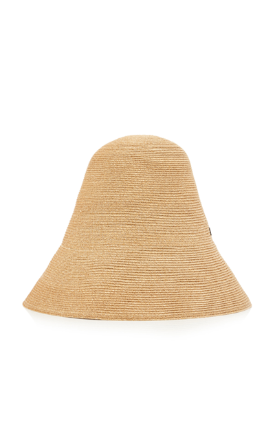 Totême Woven Paper Straw Hat In Neutral