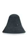 Totême Woven Paper Straw Hat In Black
