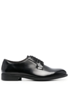 FRATELLI ROSSETTI POLISHED-FINISH LACE-UP DERBY SHOES