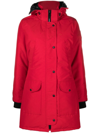 Canada Goose Trillium Parka Jacket In Fortune Red