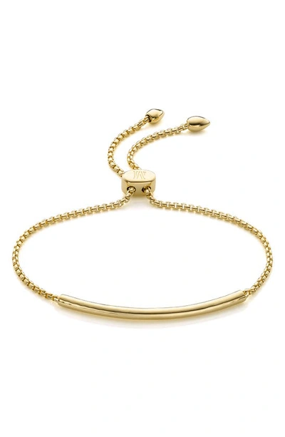 Monica Vinader Esencia Mini Chain Friendship Bracelet In 18ct Gold Vermeil On Sterling