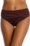 La Blanca Island Goddess Overlap Bikini Bottoms In Java