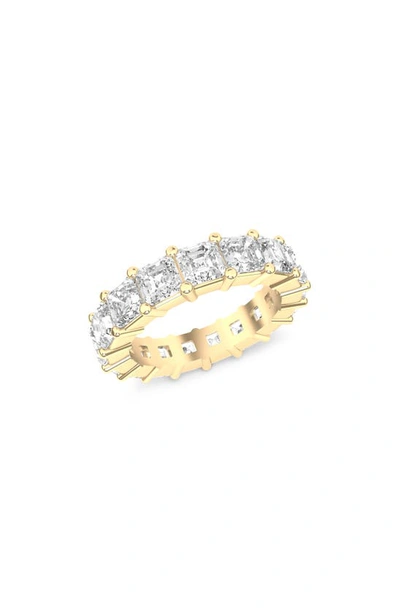 Hautecarat Lab Created Diamond Eternity Ring In 18k Yellow Gold