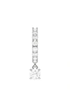 HAUTECARAT HAUTECARAT LAB CREATED DIAMOND DROP HUGGIE HOOP EARRINGS