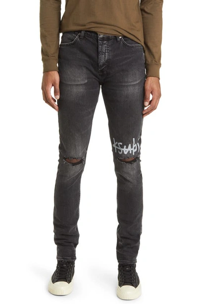 Ksubi Van Winkle High 1999 Skinny Jeans In Black