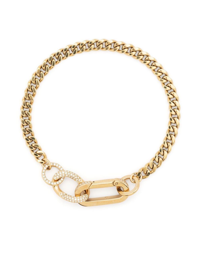 Swarovski Dextera Chain-link Bracelet In Gold