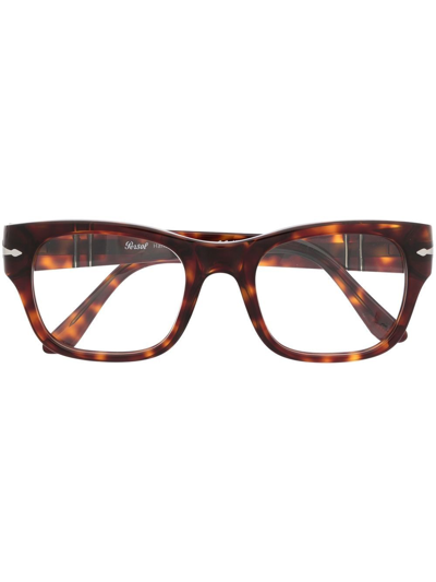 Persol Po3297v Square-frame Glasses In Brown
