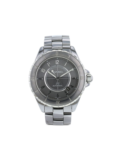Pre-owned Chanel 2010  J12 38mm In Grey