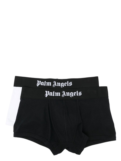 PALM ANGELS 经典LOGO裤腰四角裤套装