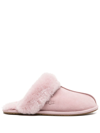 Ugg Scuffette Ii Fur-trimmed Slippers In Pink