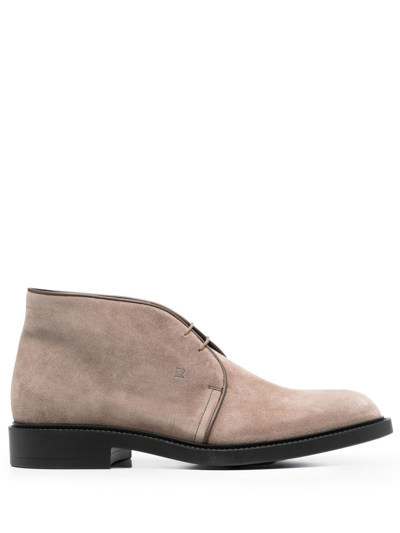 Fratelli Rossetti Ankle Lace-up Fastening Boots In Neutrals