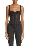 Miaou Deville Top In Black