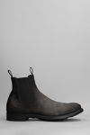OFFICINE CREATIVE ANKLE BOOTS IN BROWN LEATHER