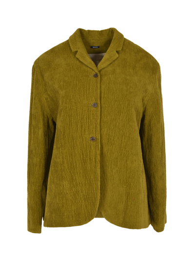 A Punto B Knit Buttoned Jacket In Green