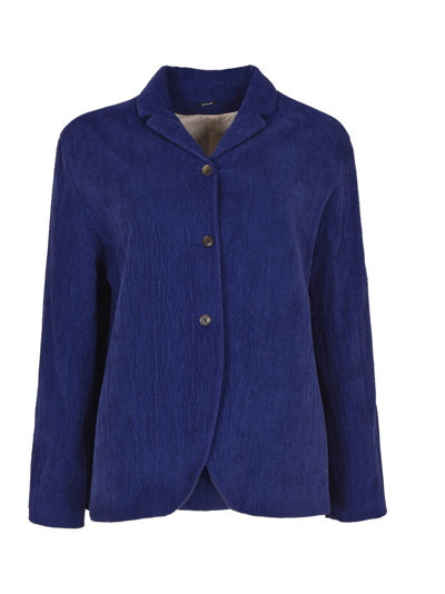 A Punto B Knit Buttoned Jacket In Electric