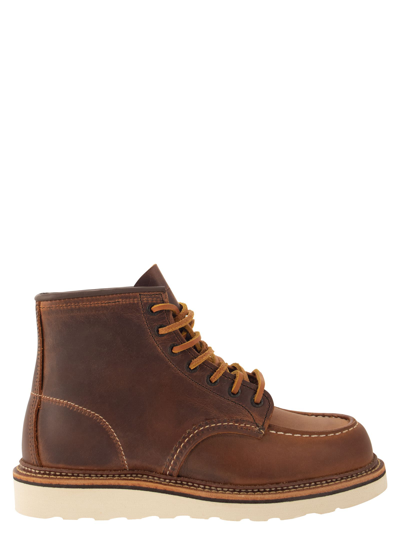 Red Wing Classic Moc - Rough And Tough Leather Boot In Copper