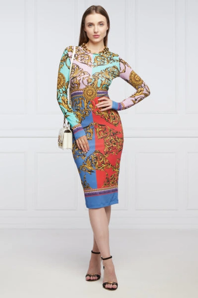 ワンピース VERSACE JEANS COUTURE Woman Dress Multicolor 78HAO9P5JS465 VERSACE JEANS COUTURE MULTICOLOR PATTERNED DRESS