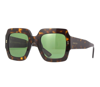 Gucci Gg1111s Havana Female Sunglasses In Green