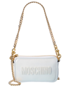 MOSCHINO Moschino Logo Print Patent Shoulder Bag