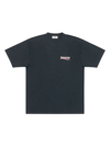 Balenciaga Political Campaign T-shirt Large Fit In Washed Black