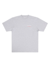 Balenciaga Political Campaign T-shirt Large Fit In Heather Grey Red