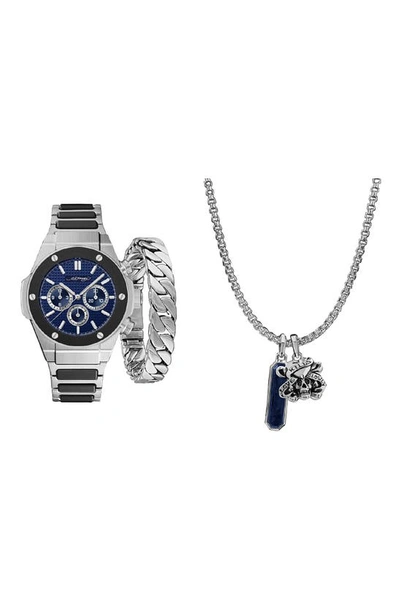 I Touch Ed Hardy Jewelry & Watch 3-piece Set In Two Tone