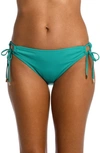 La Blanca Island Goddess Hipster Bikini Bottoms In Emerald