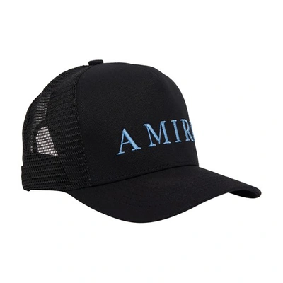 Amiri Core Logo Trucker Cap In Black