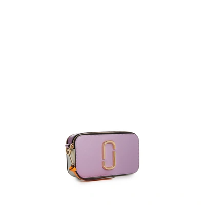 Marc Jacobs Sac Bandoulière Snapchot Colorblock In Purple