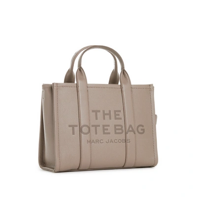 Marc Jacobs Sac Cabas The Leather Medium Tote Bag In Beige