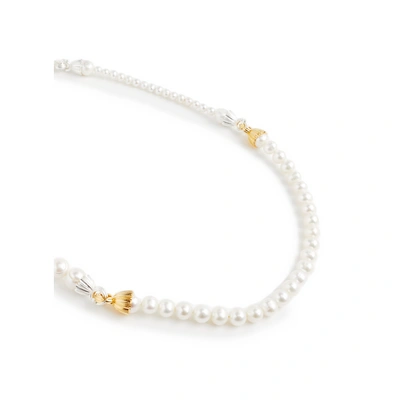 Timeless Pearly Gold-plated Necklace