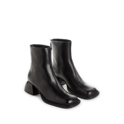 Nodaleto Black Bulla Gine 45 Leather Ankle Boots