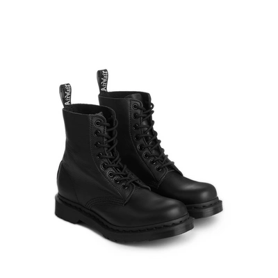 Dr. Martens 1460 Pascal Mono Leather Ankle Boots In Black