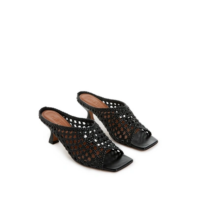 Souliers Martinez Woven Leather Mules