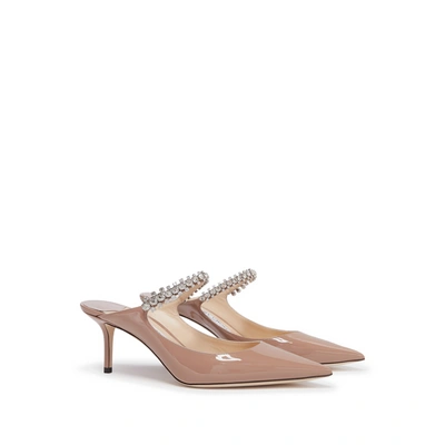 Jimmy Choo Bing 65 Patent Leather Mules