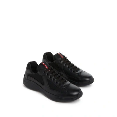 Prada Baskets En Cuir